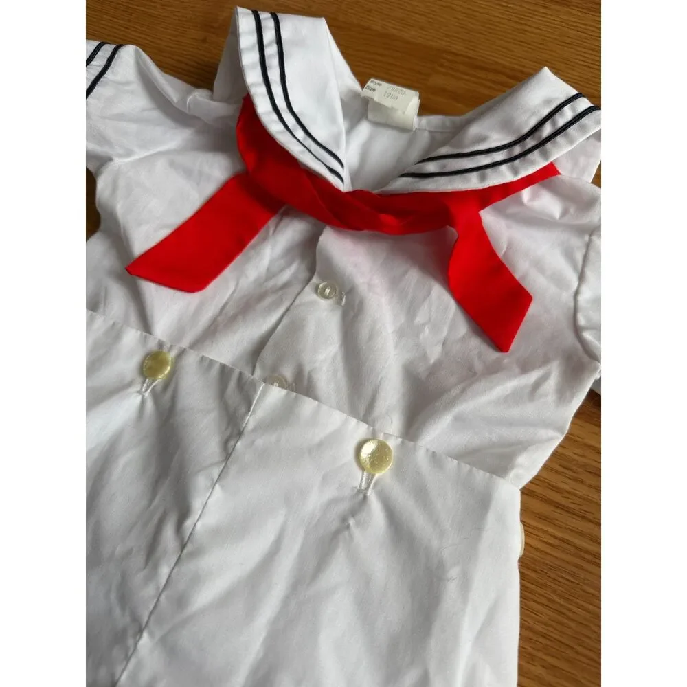 Vintage Baby Sailor Outfit Size 12 Months